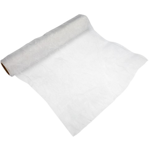 RUNNER ORGANZA CRUSHED CM30x5MT BIANCO